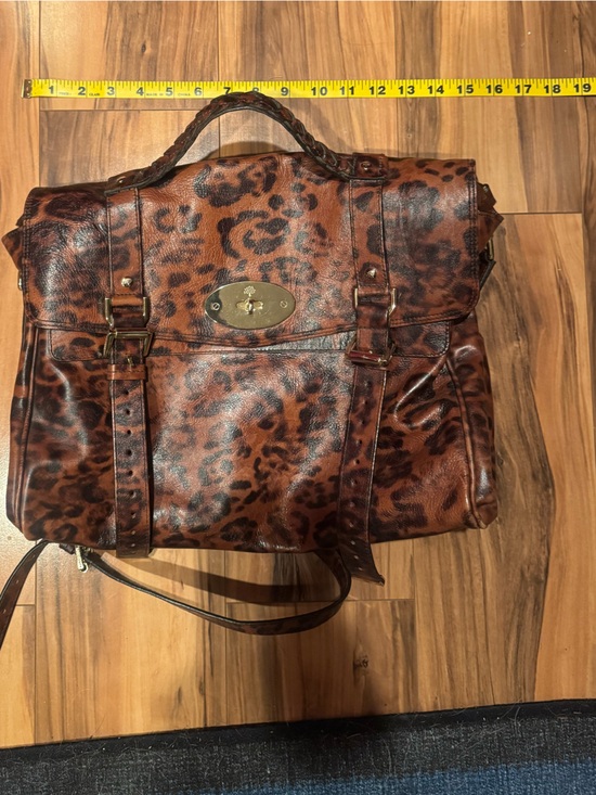 Mulberry Handbags - Mulberry Leopard Oak Leather Alexa Bag